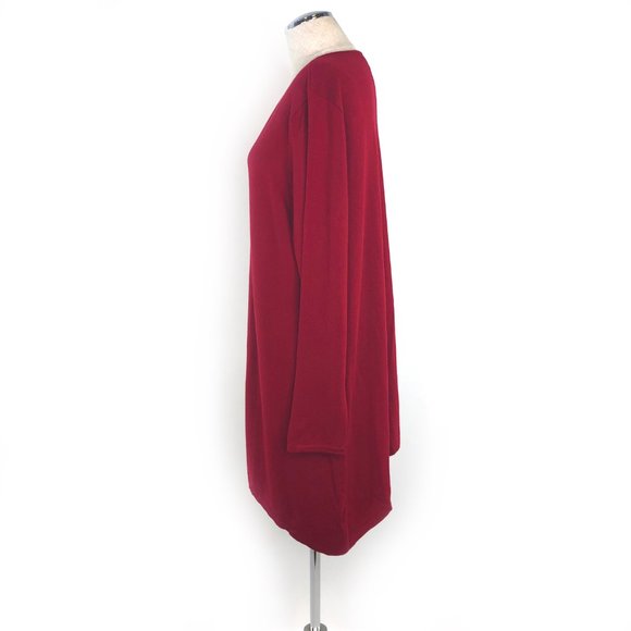 SUSAN GRAVER Asymmetrical Sweater Tunic #BC13 - Picture 5 of 9